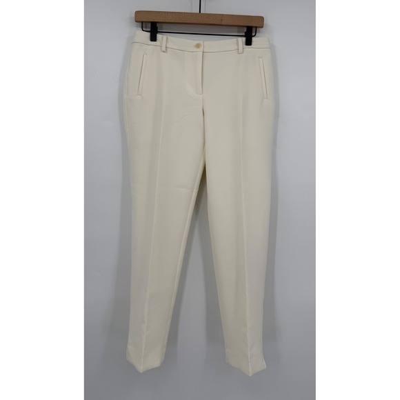 Talbots Pants - Talbots Pants Womens 4 Petite Beige Cream Hampshire Straight Leg Career Dress